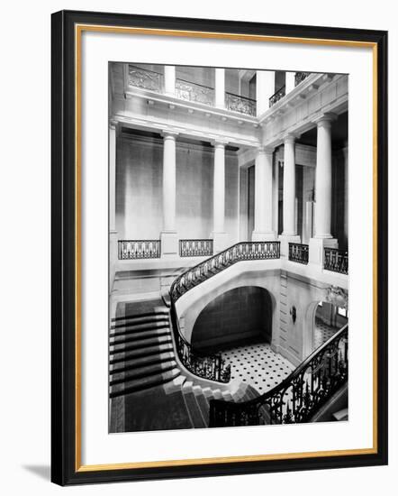 Interior of a Mansion Called Carolands, Built by Mrs. Harriet Pullman Carolan Schermerhorn-Nat Farbman-Framed Photographic Print