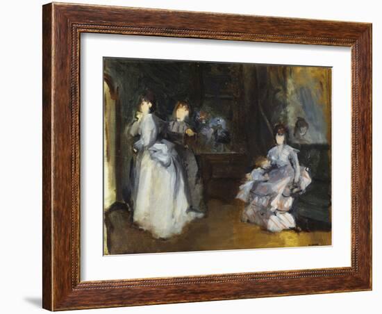 Interior of a Milliner-Eva Gonzales-Framed Giclee Print