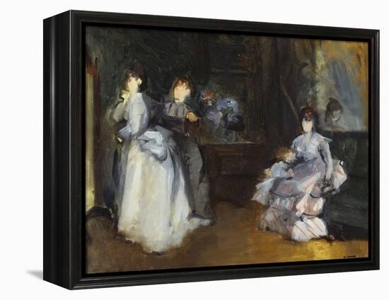 Interior of a Milliner-Eva Gonzales-Framed Premier Image Canvas