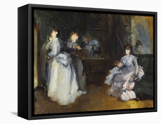 Interior of a Milliner-Eva Gonzales-Framed Premier Image Canvas