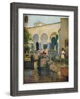 Interior of a Moorish Harem, 1907-John Lavery-Framed Premium Giclee Print