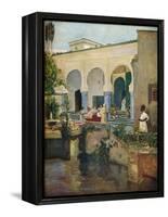 Interior of a Moorish Harem, 1907-John Lavery-Framed Premier Image Canvas