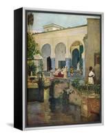 Interior of a Moorish Harem, 1907-John Lavery-Framed Premier Image Canvas