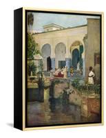 Interior of a Moorish Harem, 1907-John Lavery-Framed Premier Image Canvas
