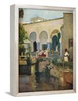 Interior of a Moorish Harem, 1907-John Lavery-Framed Premier Image Canvas