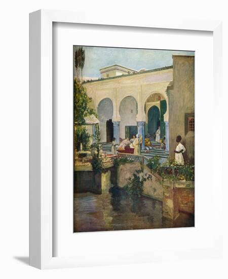 Interior of a Moorish Harem, 1907-John Lavery-Framed Giclee Print