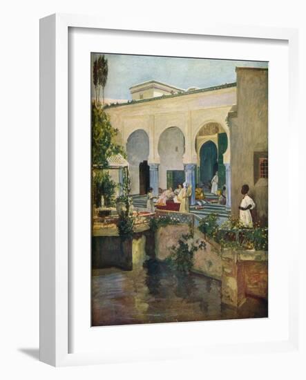 Interior of a Moorish Harem, 1907-John Lavery-Framed Giclee Print