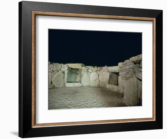 Interior of a passage grave, 26th century BC-Unknown-Framed Photographic Print