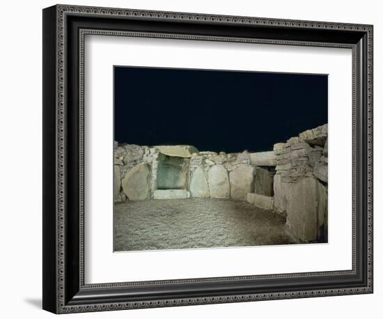 Interior of a passage grave, 26th century BC-Unknown-Framed Photographic Print