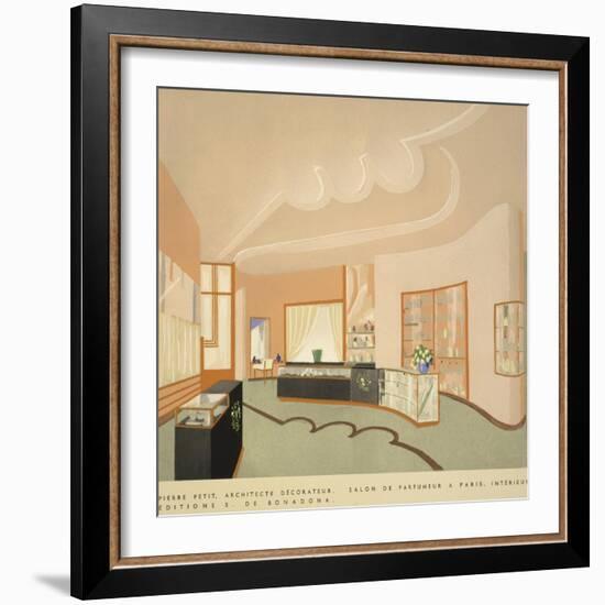 Interior of a Perfume Shop in Paris-null-Framed Giclee Print