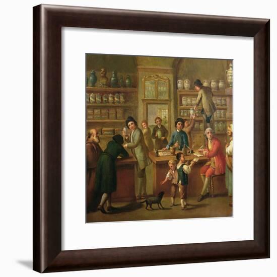 Interior of a Pharmacy-null-Framed Giclee Print