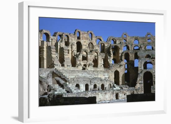 Interior of a Roman Colosseum, 3rd Century-CM Dixon-Framed Photographic Print