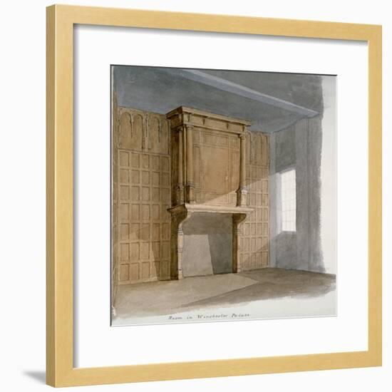 Interior of a Room in Winchester House, Winchester Place, London, C1830-null-Framed Giclee Print