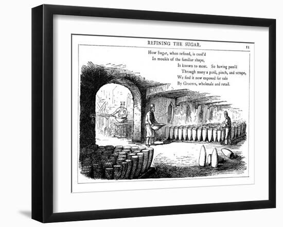 Interior of a Sugar Refinery, 1860-null-Framed Giclee Print