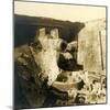 Interior of a tank which has been torn open, c1914-c1918-Unknown-Mounted Photographic Print