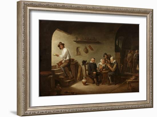 Interior of a Tavern, C.1640-David the Younger Teniers-Framed Giclee Print