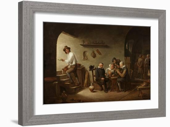 Interior of a Tavern, C.1640-David the Younger Teniers-Framed Giclee Print