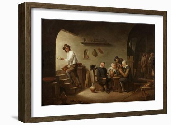 Interior of a Tavern, C.1640-David the Younger Teniers-Framed Giclee Print