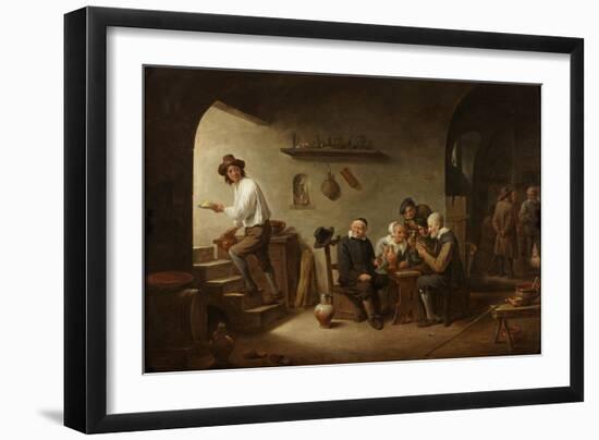 Interior of a Tavern, C.1640-David the Younger Teniers-Framed Giclee Print