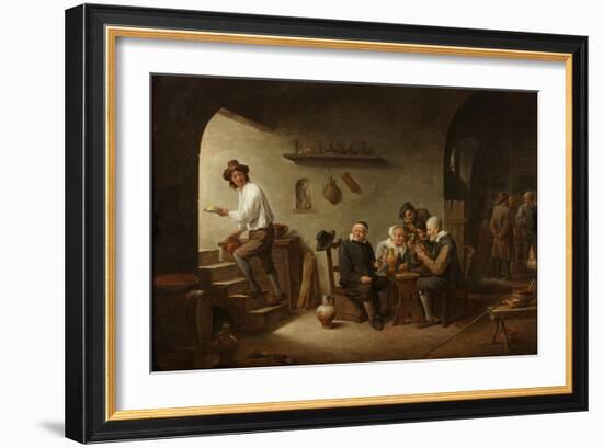 Interior of a Tavern, C.1640-David the Younger Teniers-Framed Giclee Print