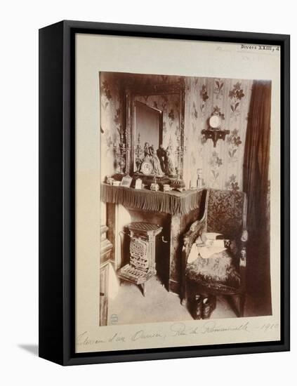 Interior of a Working Class Home in the Rue de Romainville, Paris, 1910-Eugene Atget-Framed Premier Image Canvas