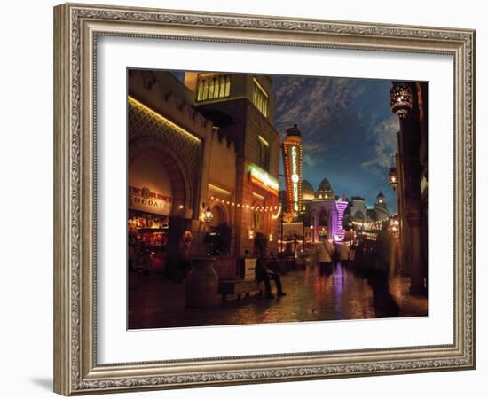 Interior of Aladdin Casino Hotel, Las Vegas-Mark Gibson-Framed Photographic Print