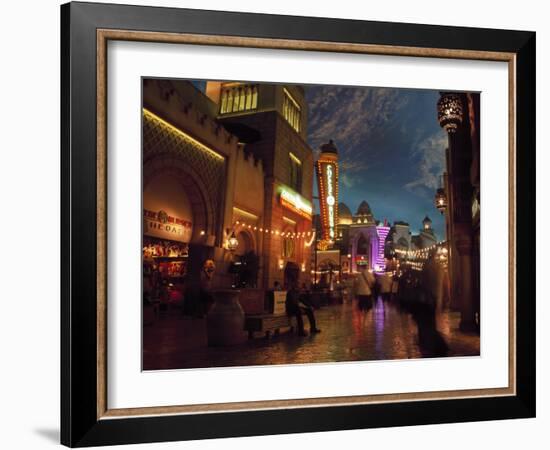 Interior of Aladdin Casino Hotel, Las Vegas-Mark Gibson-Framed Photographic Print