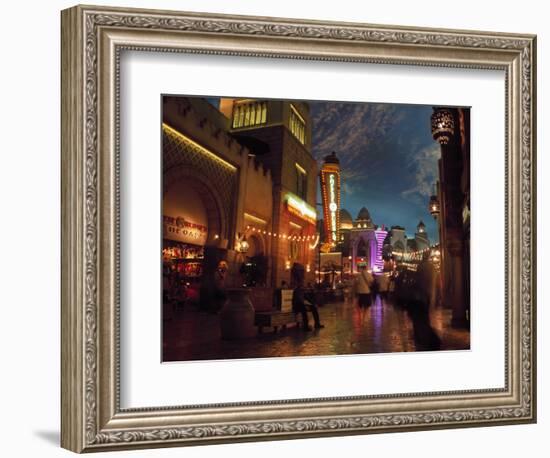 Interior of Aladdin Casino Hotel, Las Vegas-Mark Gibson-Framed Photographic Print