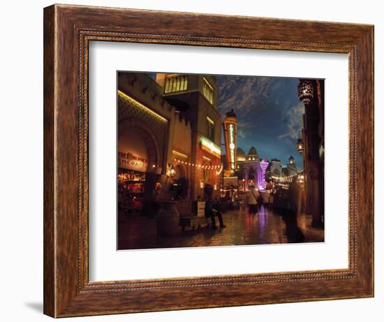 Interior of Aladdin Casino Hotel, Las Vegas-Mark Gibson-Framed Photographic Print