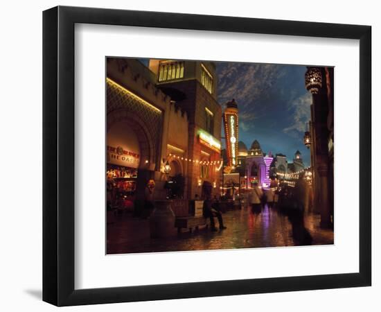 Interior of Aladdin Casino Hotel, Las Vegas-Mark Gibson-Framed Photographic Print