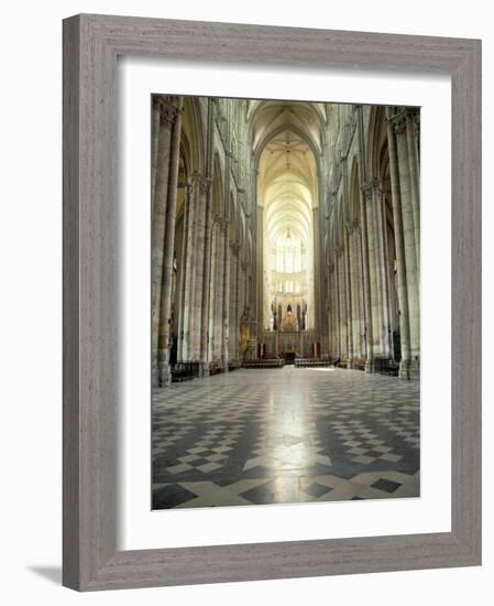 Interior of Amiens Cathedral, Amiens, Unesco World Heritage Site, Nord, France-Richard Ashworth-Framed Photographic Print