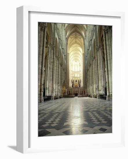 Interior of Amiens Cathedral, Amiens, Unesco World Heritage Site, Nord, France-Richard Ashworth-Framed Photographic Print