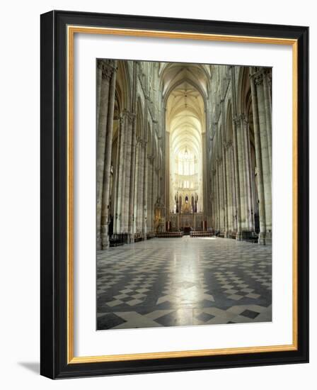 Interior of Amiens Cathedral, Amiens, Unesco World Heritage Site, Nord, France-Richard Ashworth-Framed Photographic Print