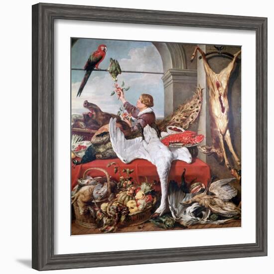 Interior of an Office, C1635-Frans Snyders-Framed Giclee Print