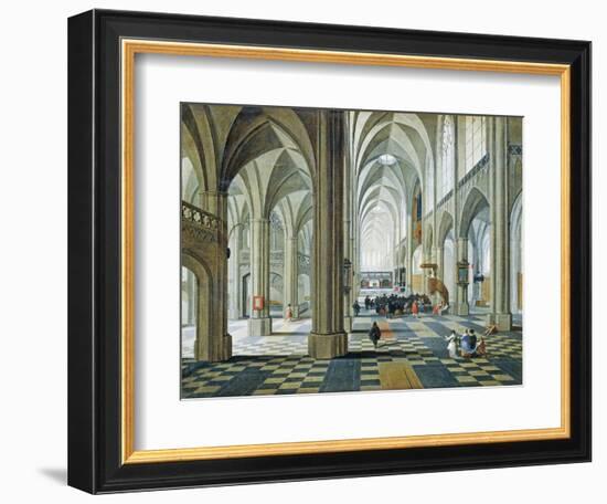 Interior of Antwerp Cathedral-Peeter Neefs Elder-Framed Giclee Print