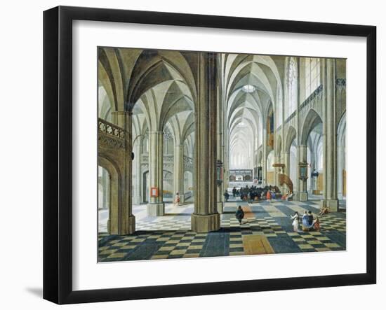 Interior of Antwerp Cathedral-Peeter Neefs Elder-Framed Giclee Print