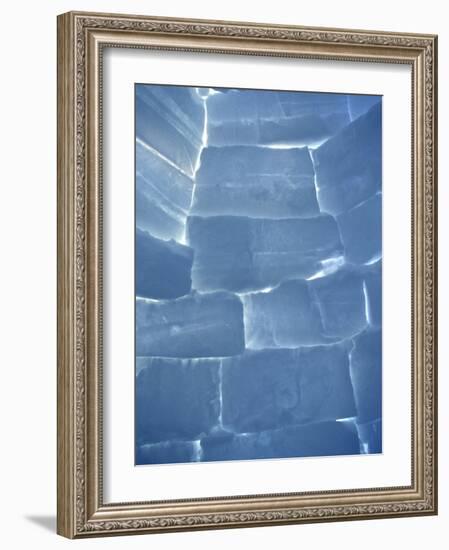 Interior of Arctic Igloo, Churchill, Manitoba, Canada-Stuart Westmoreland-Framed Photographic Print