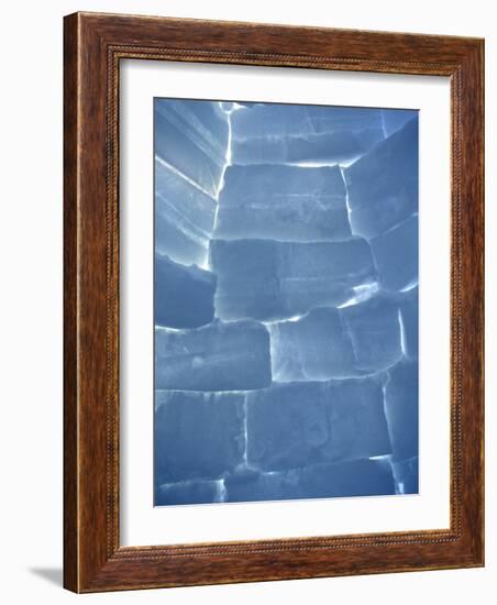 Interior of Arctic Igloo, Churchill, Manitoba, Canada-Stuart Westmoreland-Framed Photographic Print