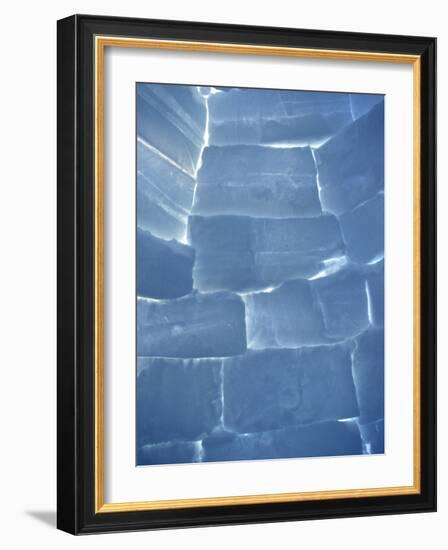 Interior of Arctic Igloo, Churchill, Manitoba, Canada-Stuart Westmoreland-Framed Photographic Print