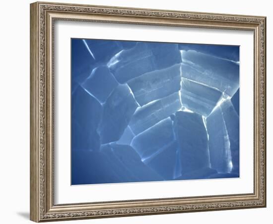 Interior of Arctic Igloo, Churchill, Manitoba, Canada-Stuart Westmoreland-Framed Photographic Print