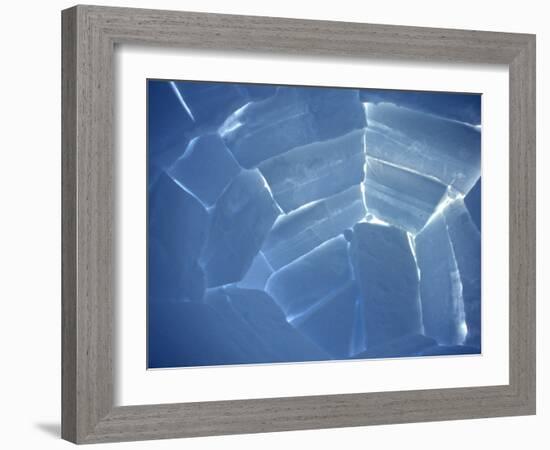 Interior of Arctic Igloo, Churchill, Manitoba, Canada-Stuart Westmoreland-Framed Photographic Print