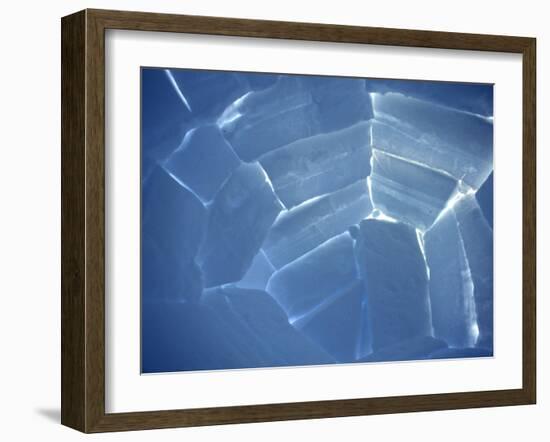 Interior of Arctic Igloo, Churchill, Manitoba, Canada-Stuart Westmoreland-Framed Photographic Print