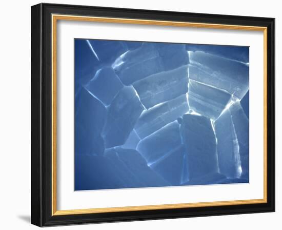 Interior of Arctic Igloo, Churchill, Manitoba, Canada-Stuart Westmoreland-Framed Photographic Print