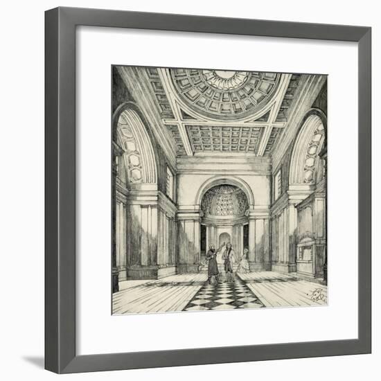 'Interior of Ayot St. Lawrence Church, Hertfordshire', (1938)-Unknown-Framed Giclee Print