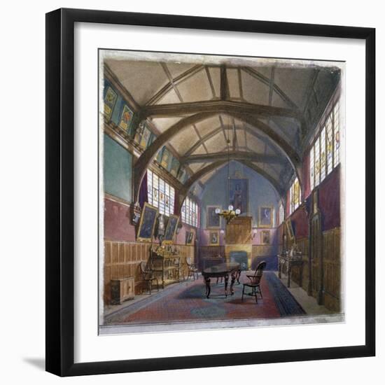 Interior of Barnard's Inn, London, 1885-John Crowther-Framed Giclee Print