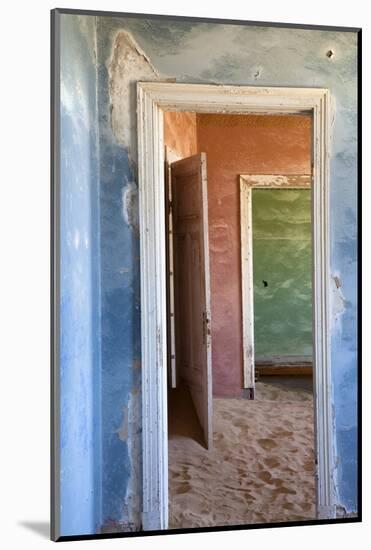 Interior of Building Slowly Being Consumed by the Sands of the Namib Desert-Lee Frost-Mounted Photographic Print