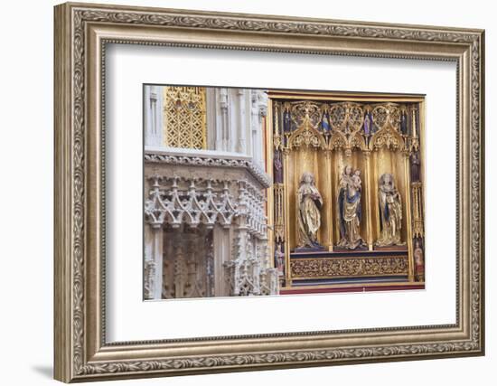 Interior of Cathedral of St. Elizabeth, Kosice, Kosice Region, Slovakia, Europe-Ian Trower-Framed Photographic Print