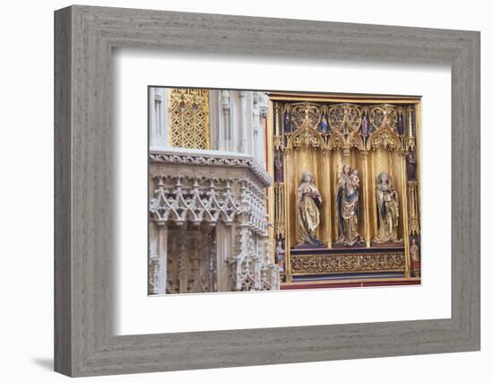 Interior of Cathedral of St. Elizabeth, Kosice, Kosice Region, Slovakia, Europe-Ian Trower-Framed Photographic Print