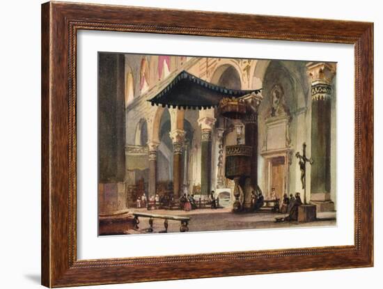 'Interior of Cathedral, San Remo', c1870-Alfred Waterhouse-Framed Giclee Print