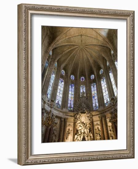 Interior of Cathedrale St.-Nazaire, Beziers, Herault, Languedoc-Roussillon, France, Europe-Martin Child-Framed Photographic Print